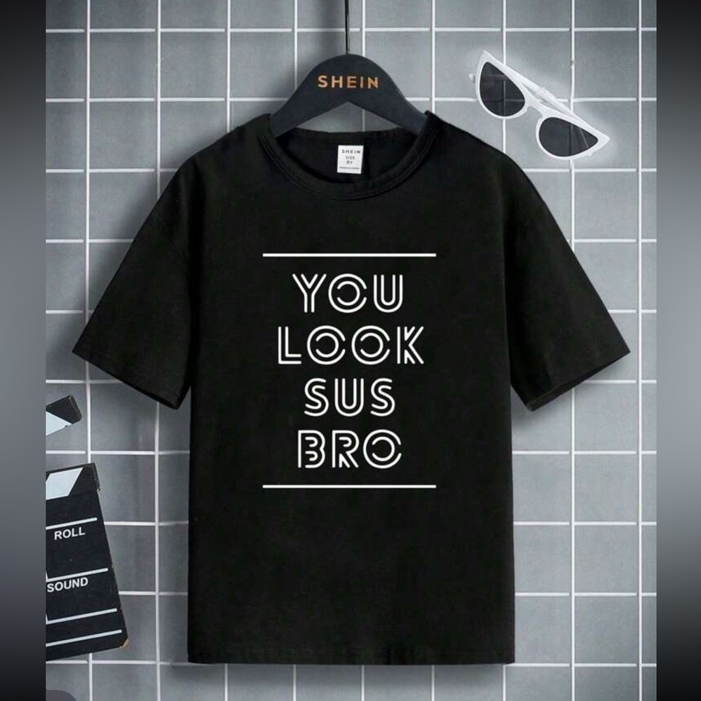 NIB- Boys' Casual Basic Round Neck Short Sleeve T-Shirt